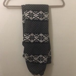 Fleece lined leggings